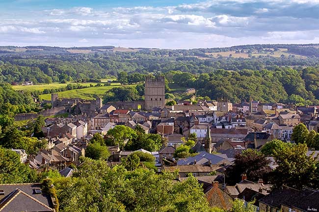 Richmond castle view